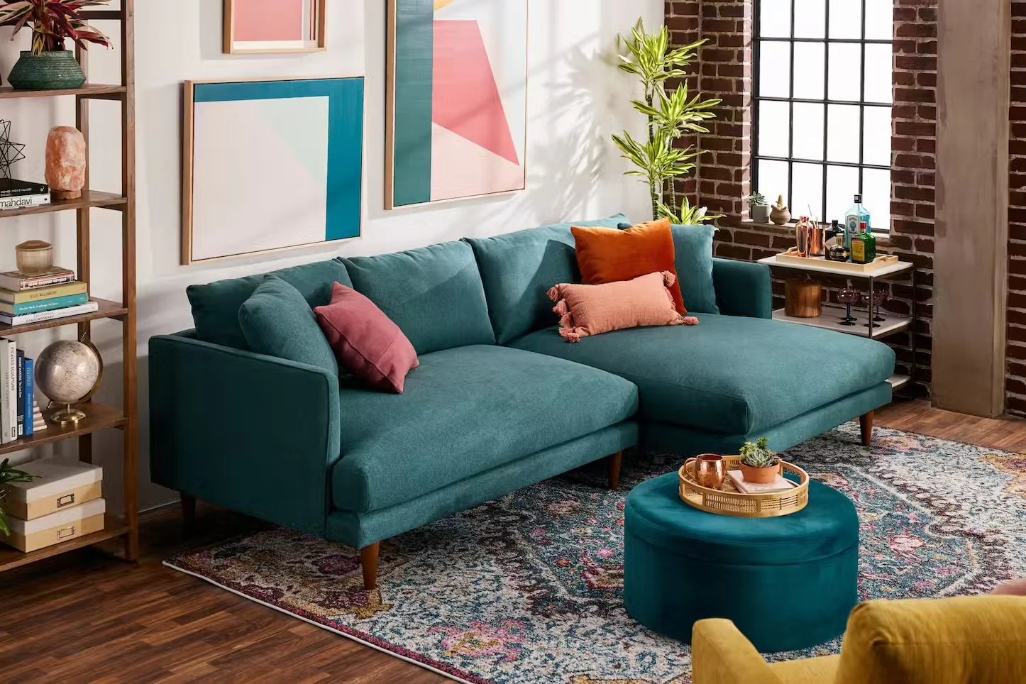 Joybird: Vibrant, Mid-Century Modern Sofas with Customizable Style